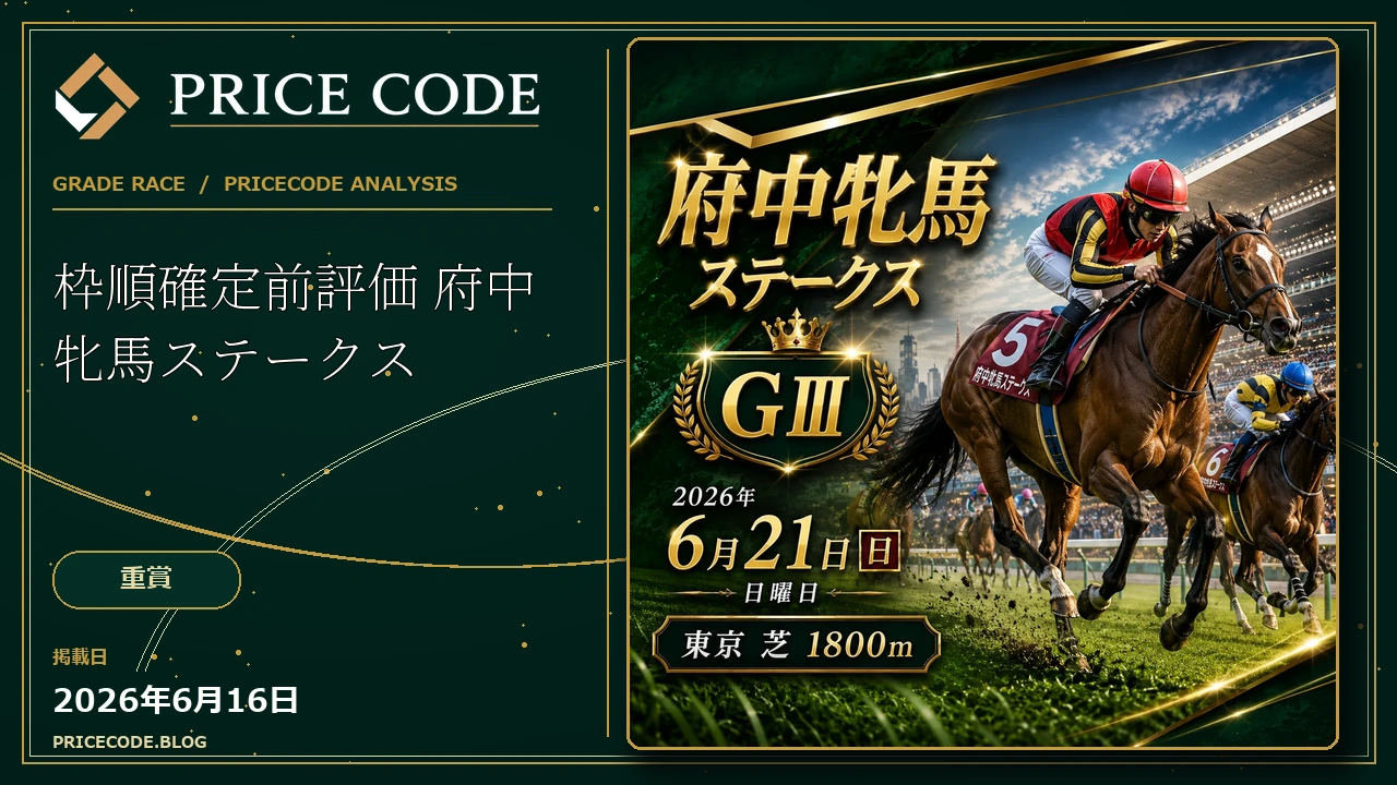枠順確定前評価 府中牝馬ステークス